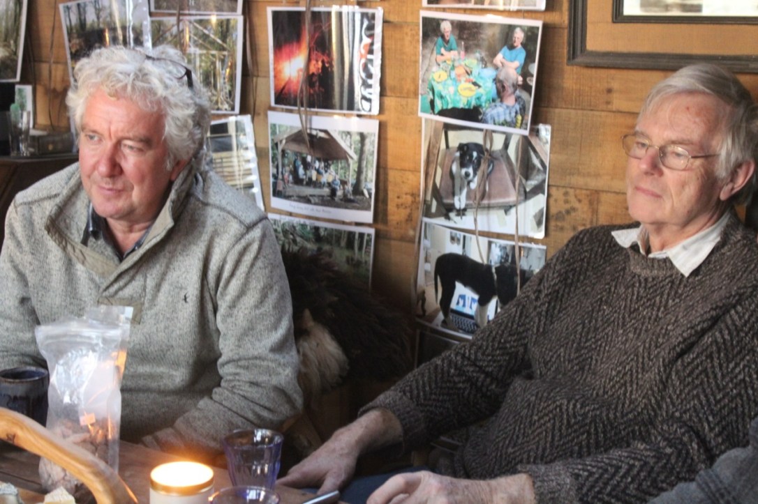 Graham Rose Zoe Norgate lunch in the cabin-8