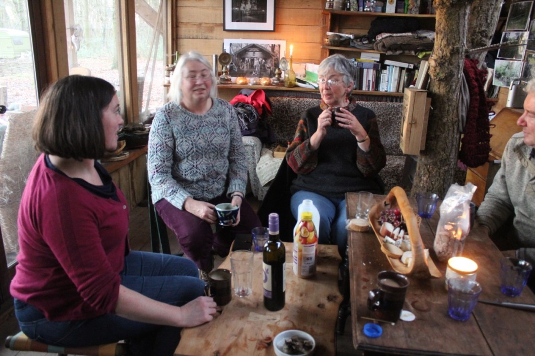 Graham Rose Zoe Norgate lunch in the cabin-9